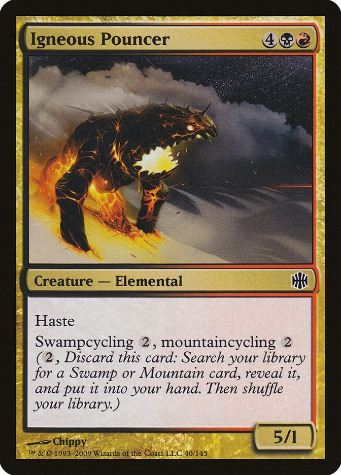 Image for Igneous Pouncer (40) [Alara Reborn] - Magic: The Gathering