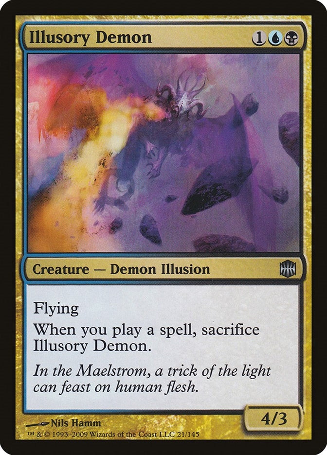 Image for Illusory Demon (21) [Alara Reborn] - Magic: The Gathering