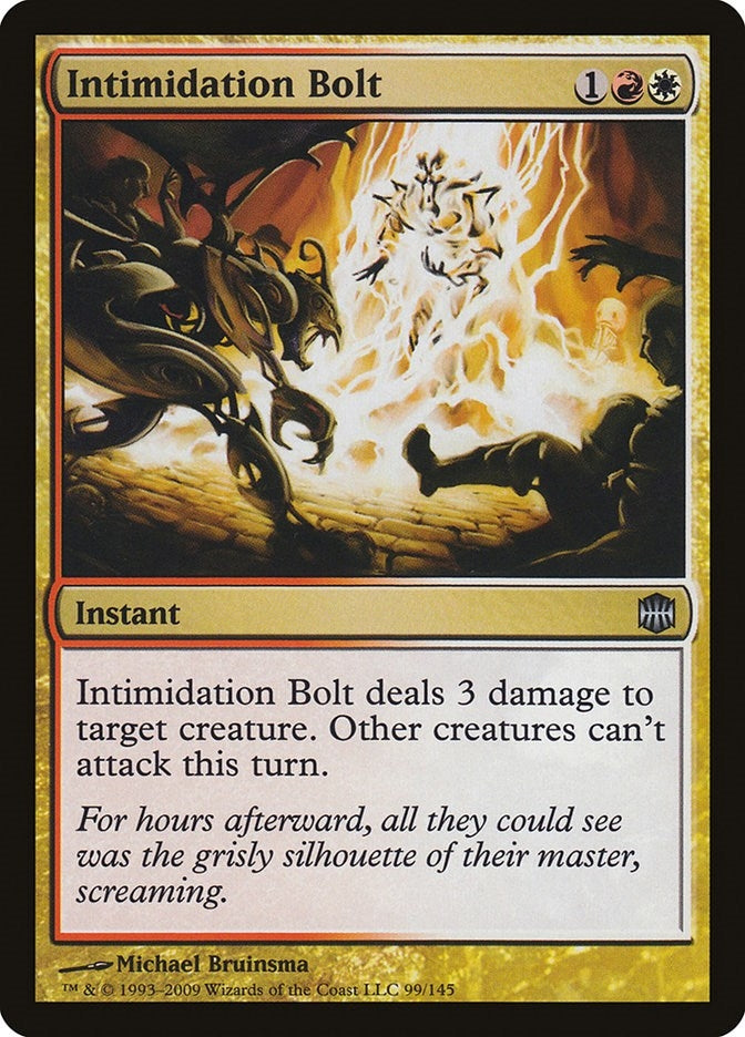 Image for Intimidation Bolt (99) [Alara Reborn] - Magic: The Gathering