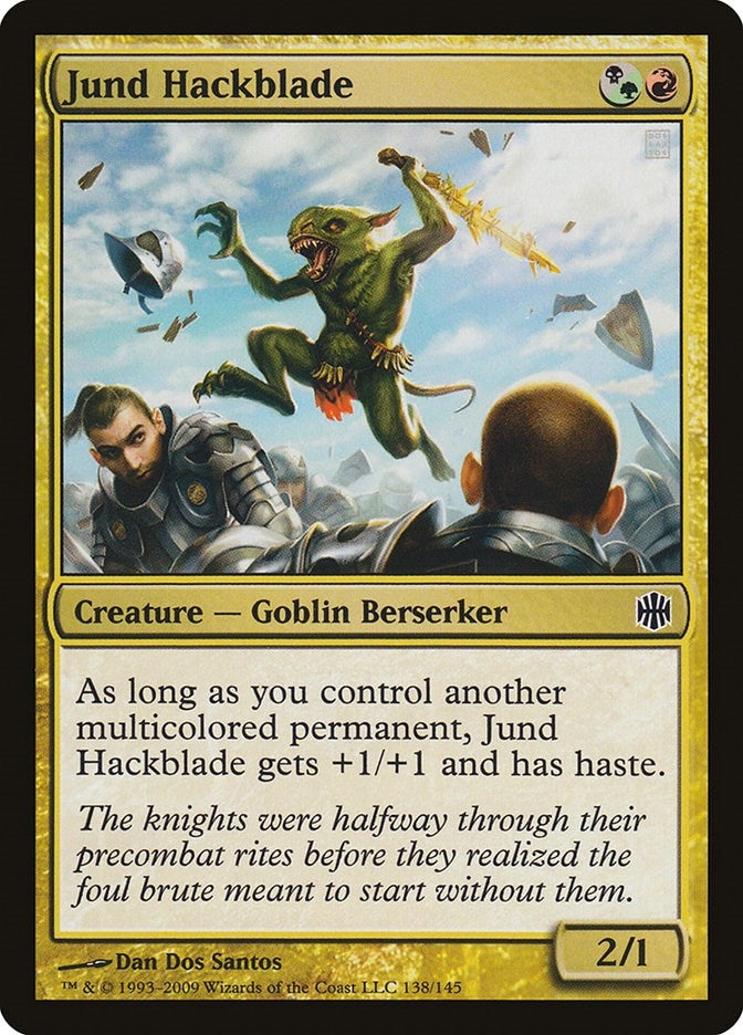 Image for Jund Hackblade (138) [Alara Reborn] - Magic: The Gathering