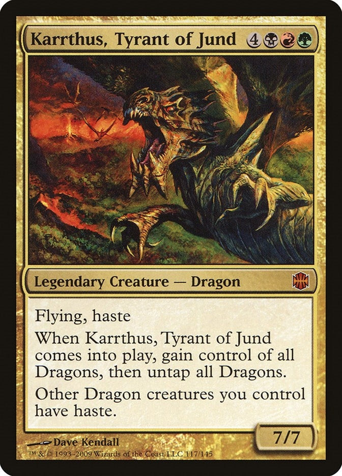 Image for Karrthus, Tyrant of Jund (117) [Alara Reborn] - Magic: The Gathering