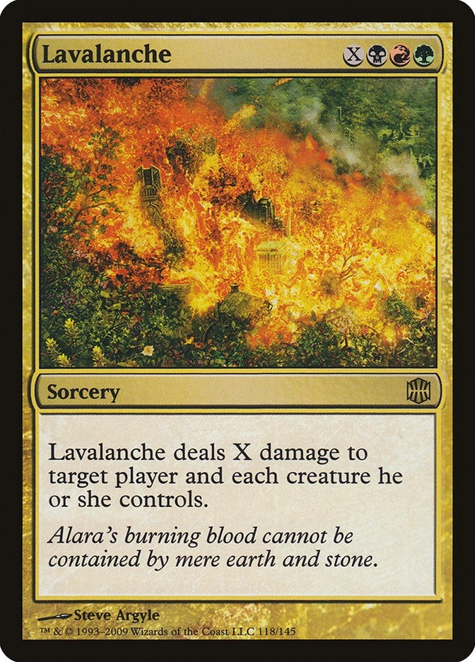 Image for Lavalanche (118) [Alara Reborn] - Magic: The Gathering
