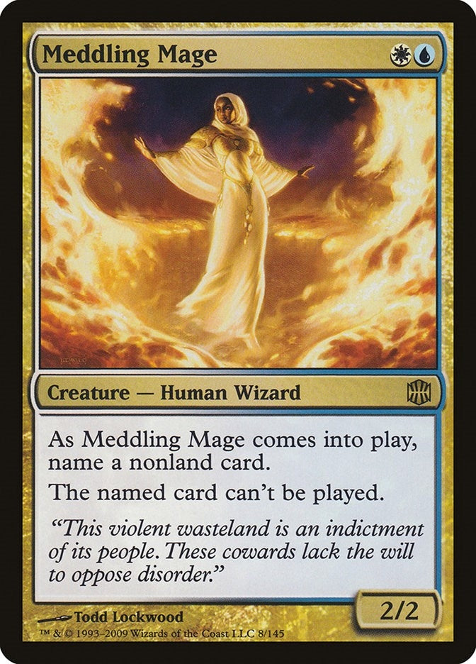 Image for Meddling Mage (8) [Alara Reborn] - Magic: The Gathering