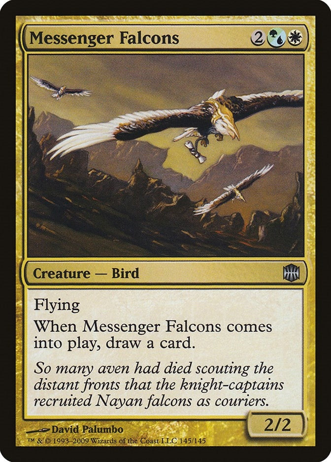 Image for Messenger Falcons (145) [Alara Reborn] - Magic: The Gathering