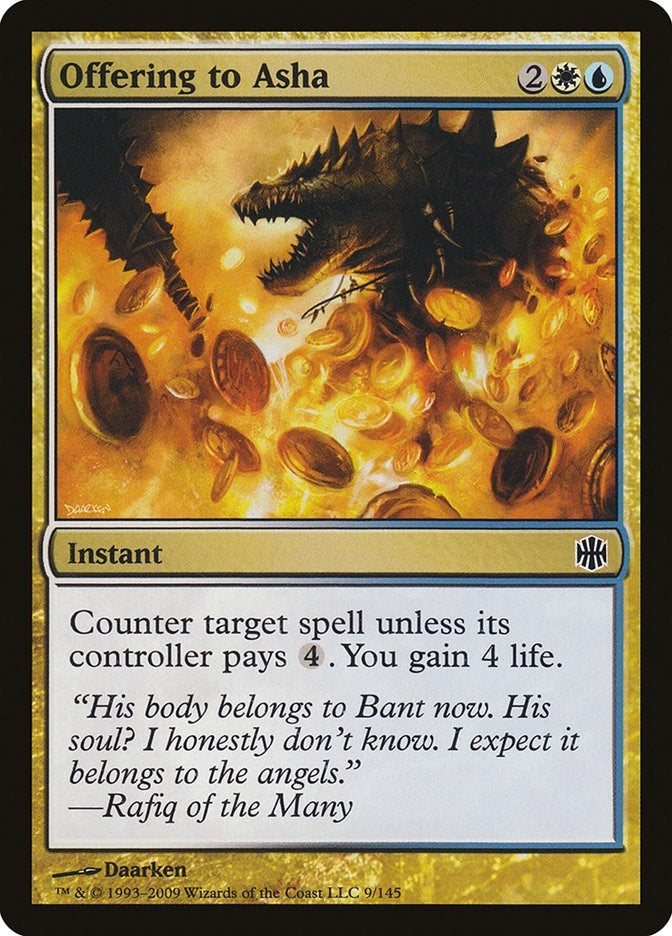 Image for Offering to Asha (9) [Alara Reborn] - Magic: The Gathering