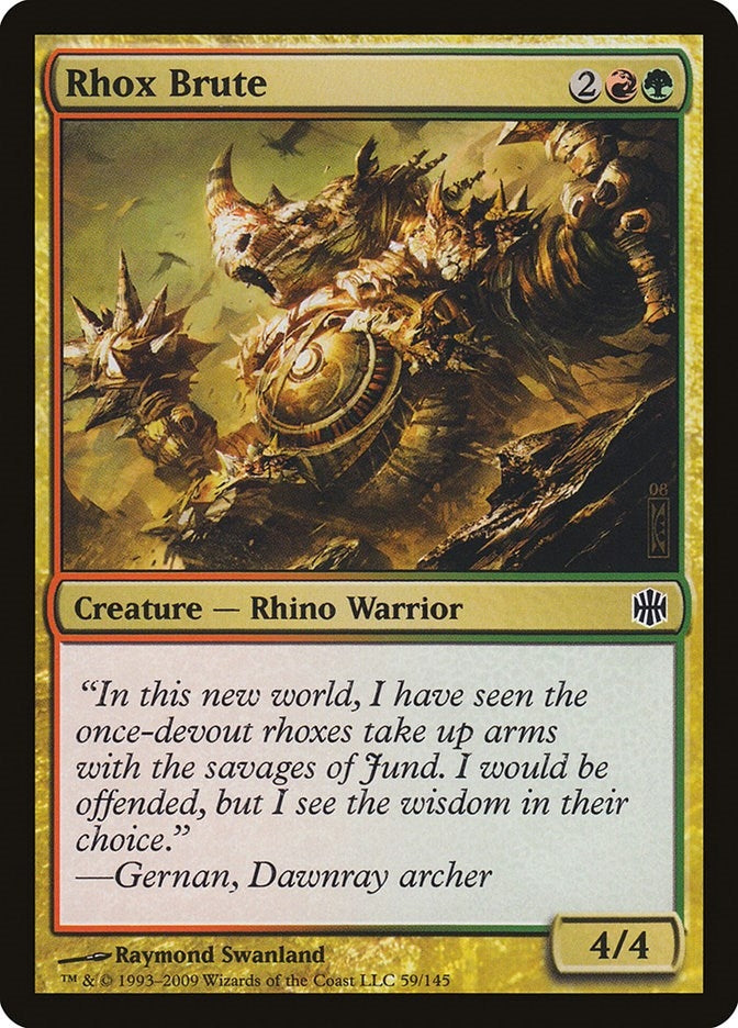Image for Rhox Brute (59) [Alara Reborn] - Magic: The Gathering