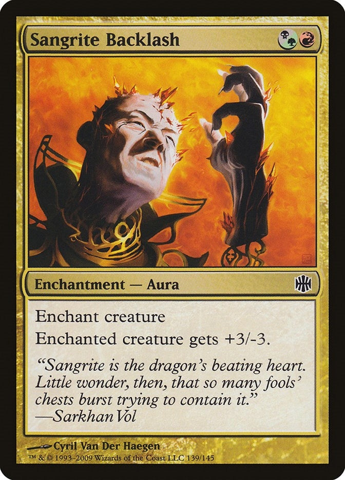 Image for Sangrite Backlash (139) [Alara Reborn] - Magic: The Gathering