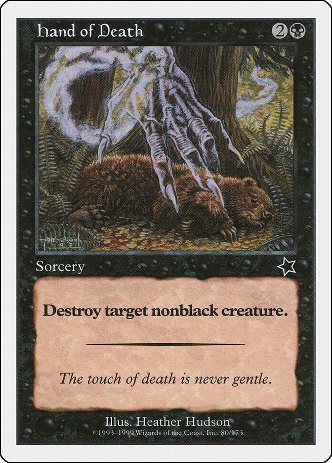 Image for Hand of Death (80) [Starter 1999] - Magic: The Gathering