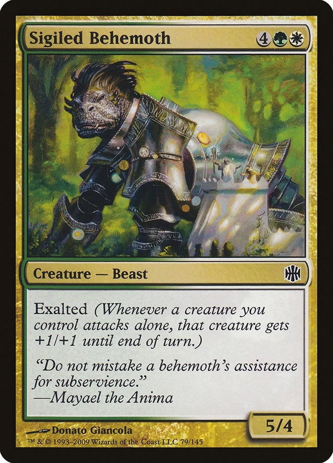 Image for Sigiled Behemoth (79) [Alara Reborn] - Magic: The Gathering