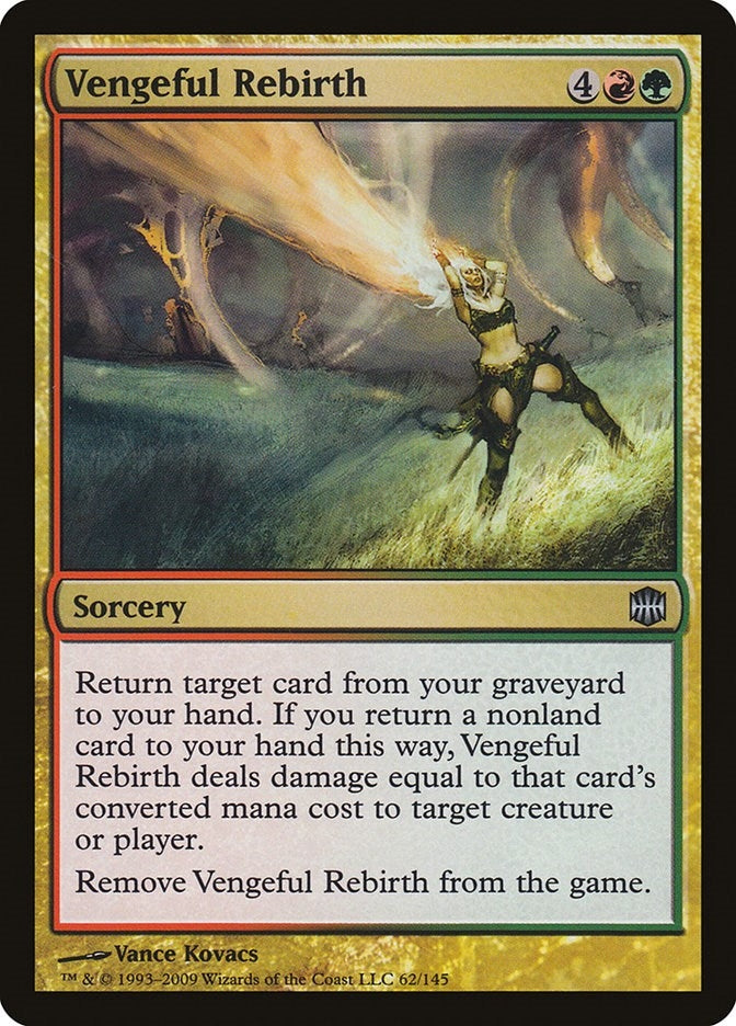 Image for Vengeful Rebirth (62) [Alara Reborn] - Magic: The Gathering