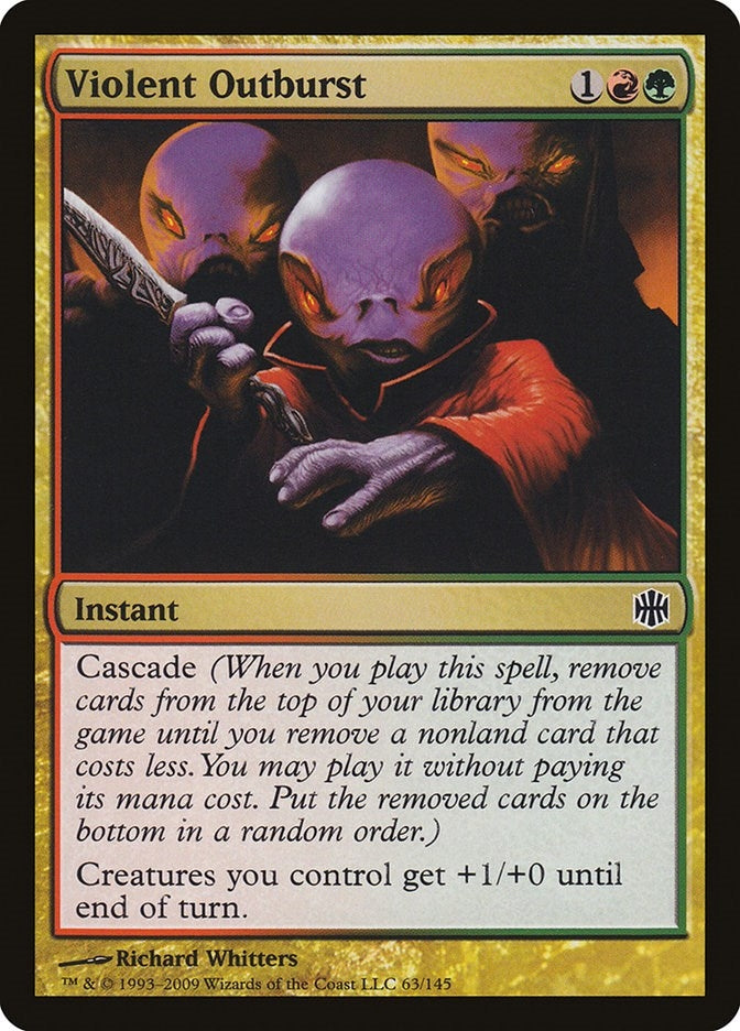Image for Violent Outburst (63) [Alara Reborn] - Magic: The Gathering