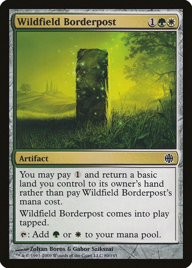 Image for Wildfield Borderpost (80) [Alara Reborn] - Magic: The Gathering