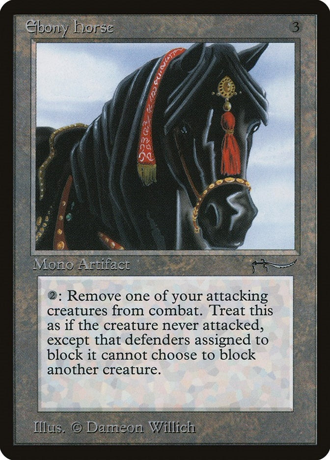 Image for Ebony Horse [Arabian Nights] - Magic: The Gathering
