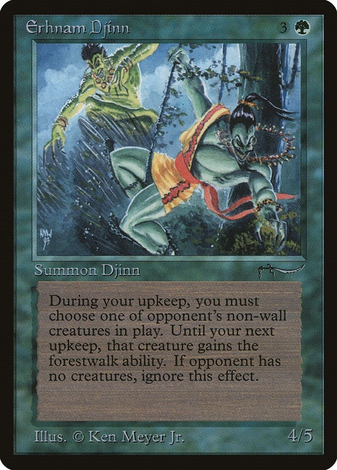 Image for Erhnam Djinn [Arabian Nights] - Magic: The Gathering