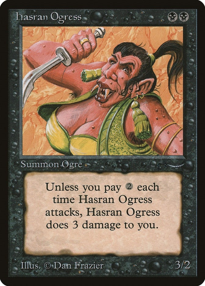 Image for Hasran Ogress [Arabian Nights] - Magic: The Gathering