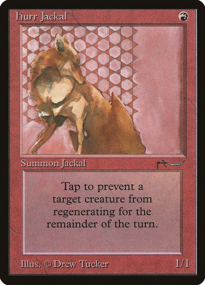 Image for Hurr Jackal [Arabian Nights] - Magic: The Gathering