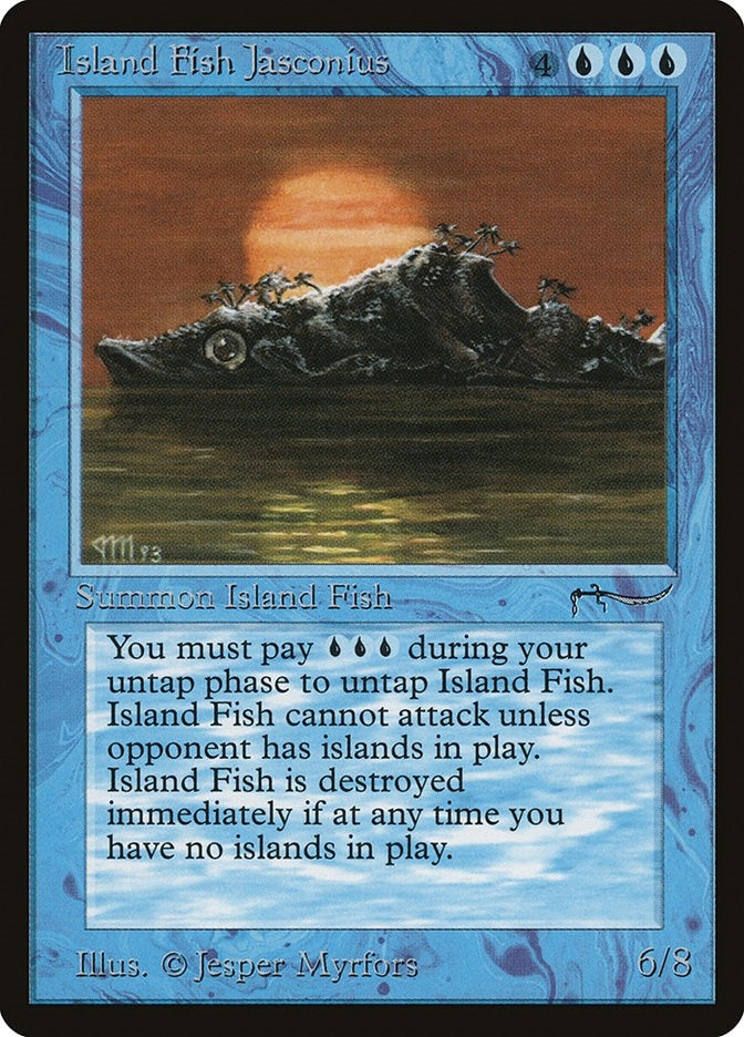 Image for Island Fish Jasconius [Arabian Nights] - Magic: The Gathering