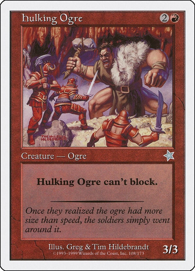 Image for Hulking Ogre (108) [Starter 1999] - Magic: The Gathering