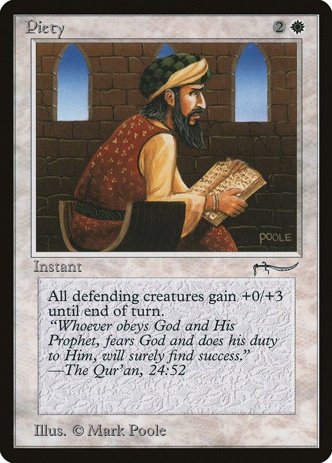 Image for Piety [Arabian Nights] - Magic: The Gathering