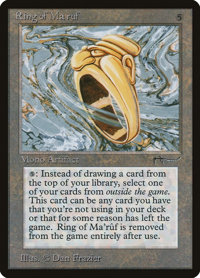 Image for Ring of Ma'ruf [Arabian Nights] - Magic: The Gathering