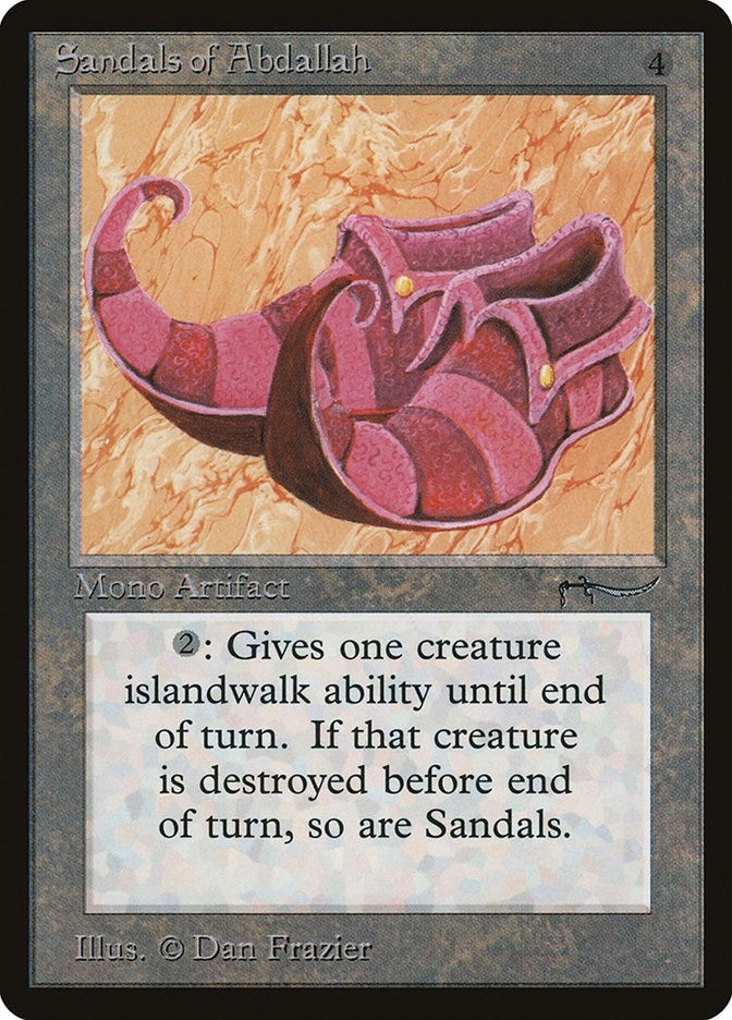 Image for Sandals of Abdallah [Arabian Nights] - Magic: The Gathering