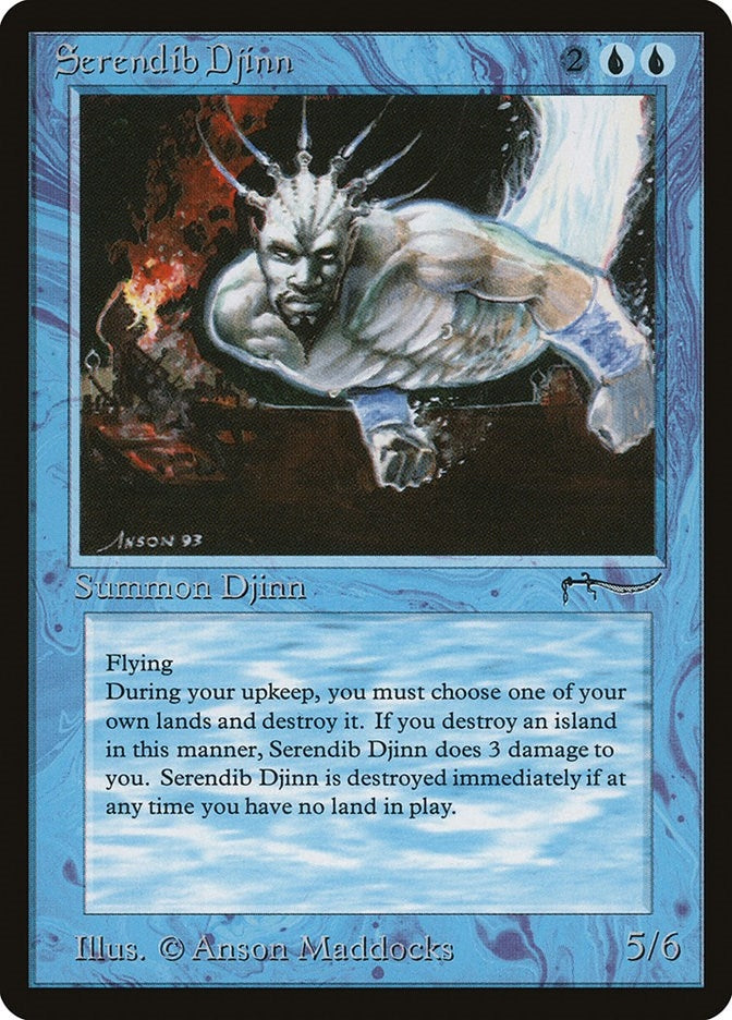 Image for Serendib Djinn [Arabian Nights] - Magic: The Gathering
