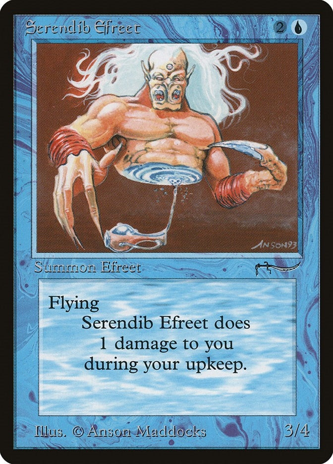 Image for Serendib Efreet [Arabian Nights] - Magic: The Gathering