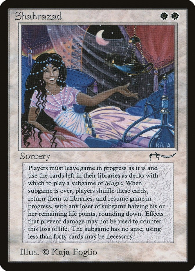 Image for Shahrazad [Arabian Nights] - Magic: The Gathering