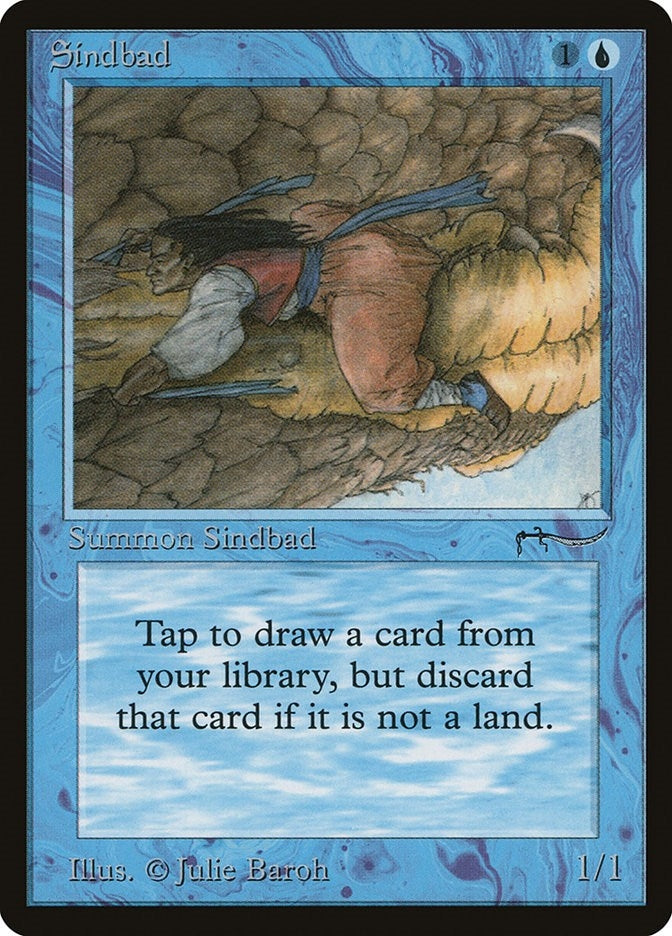 Image for Sindbad [Arabian Nights] - Magic: The Gathering