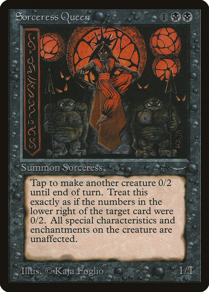 Image for Sorceress Queen [Arabian Nights] - Magic: The Gathering