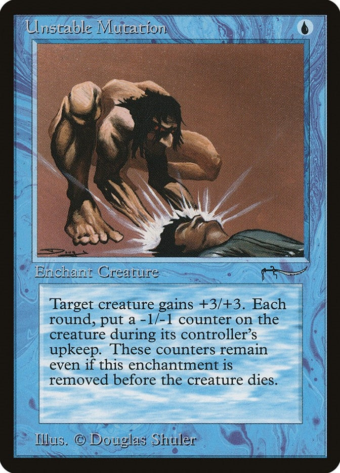 Image for Unstable Mutation [Arabian Nights] - Magic: The Gathering