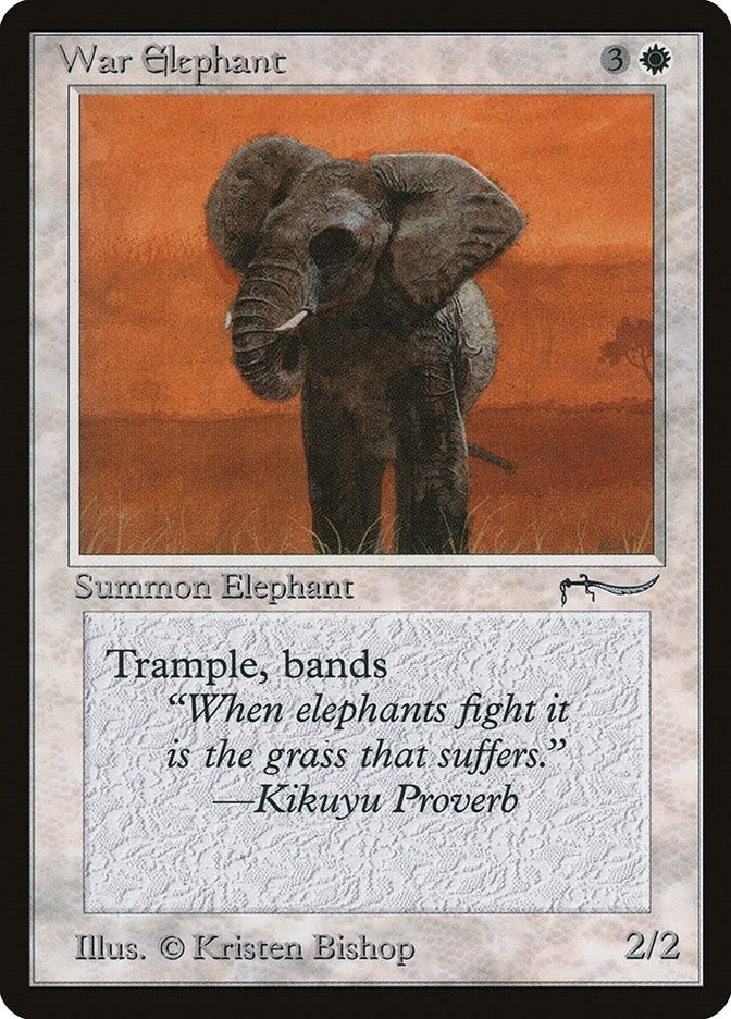 Image for War Elephant [Arabian Nights] - Magic: The Gathering