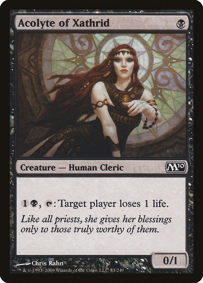 Image for Acolyte of Xathrid (83) [Magic 2010 (M10)] - Magic: The Gathering