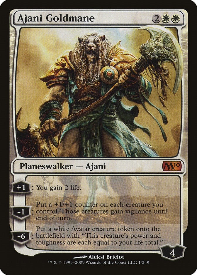 Image for Ajani Goldmane (1) [Magic 2010 (M10)] - Magic: The Gathering