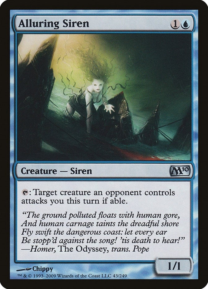Image for Alluring Siren (43) [Magic 2010 (M10)] - Magic: The Gathering