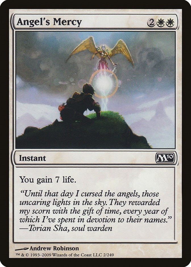 Image for Angel's Mercy (2) [Magic 2010 (M10)] - Magic: The Gathering