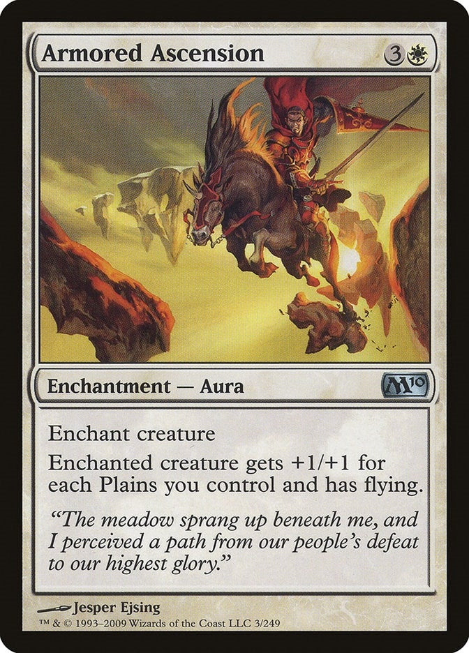 Image for Armored Ascension (3) [Magic 2010 (M10)] - Magic: The Gathering