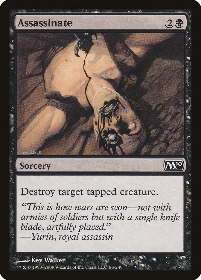 Image for Assassinate (84) [Magic 2010 (M10)] - Magic: The Gathering