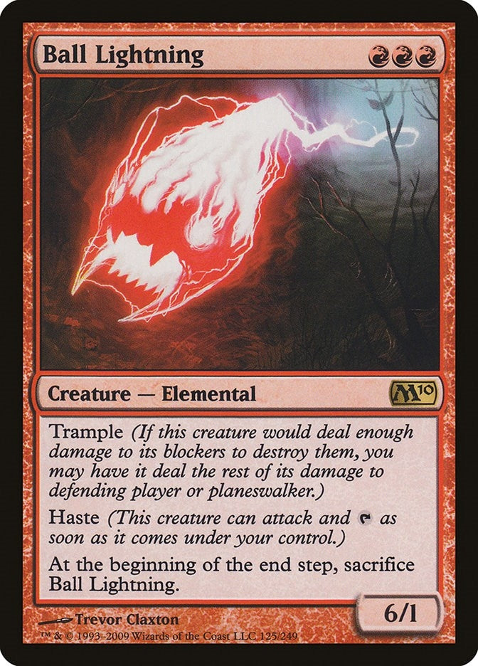 Image for Ball Lightning (125) [Magic 2010 (M10)] - Magic: The Gathering