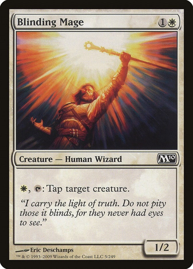 Image for Blinding Mage (5) [Magic 2010 (M10)] - Magic: The Gathering