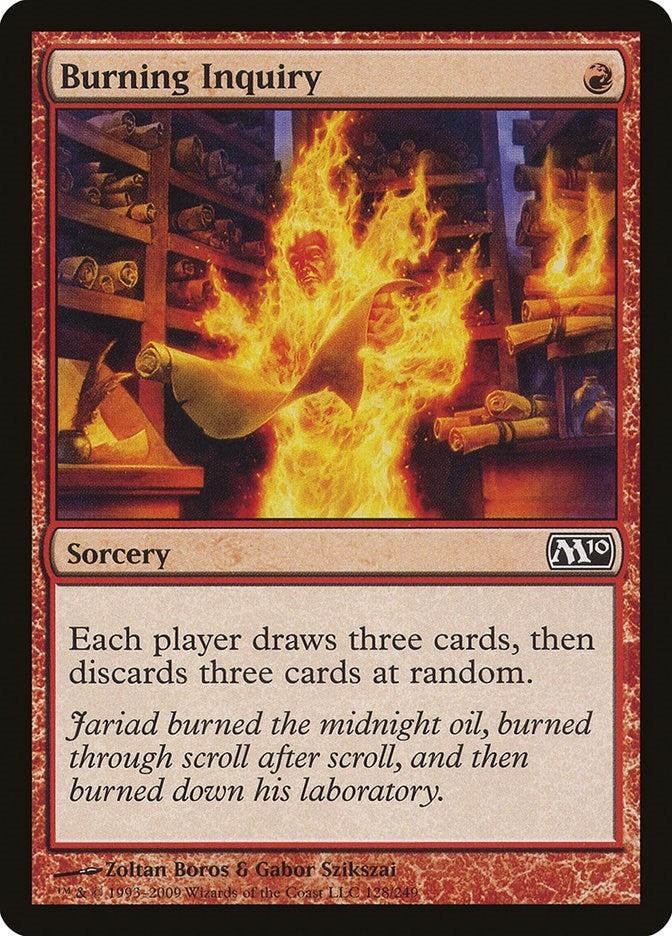 Image for Burning Inquiry (128) [Magic 2010 (M10)] - Magic: The Gathering