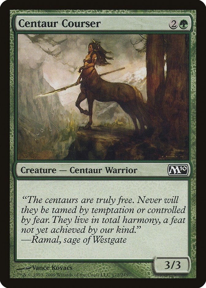 Image for Centaur Courser (172) [Magic 2010 (M10)] - Magic: The Gathering
