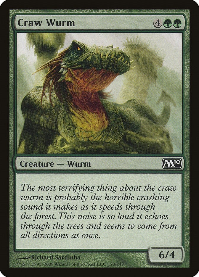 Image for Craw Wurm (173) [Magic 2010 (M10)] - Magic: The Gathering