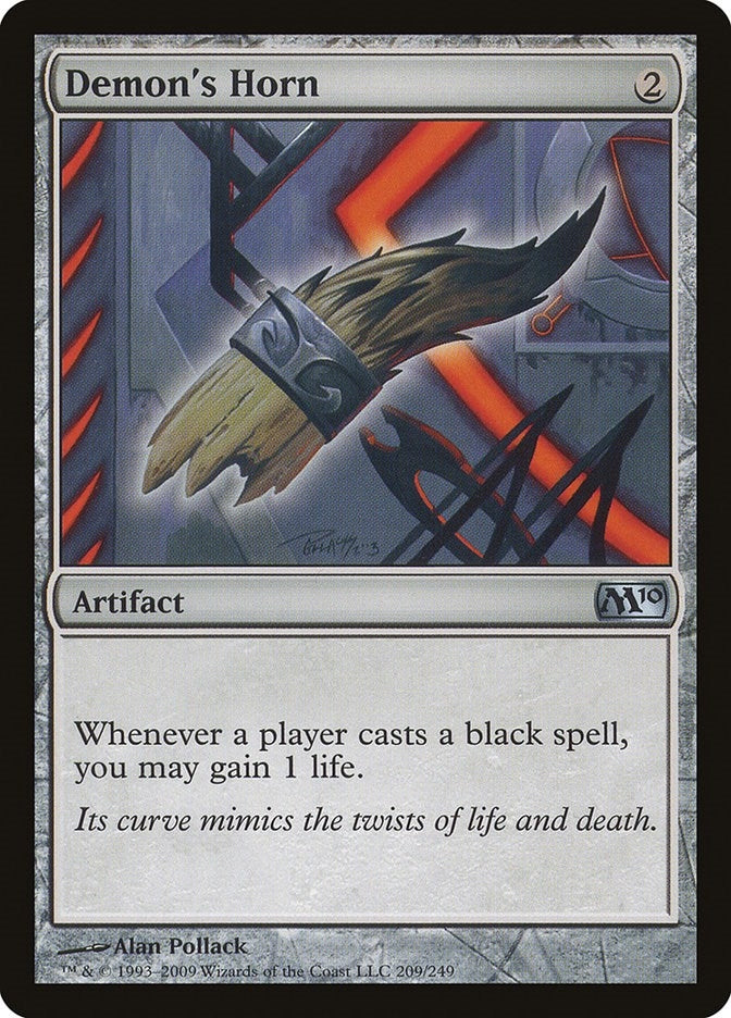 Image for Demon's Horn (209) [Magic 2010 (M10)] - Magic: The Gathering