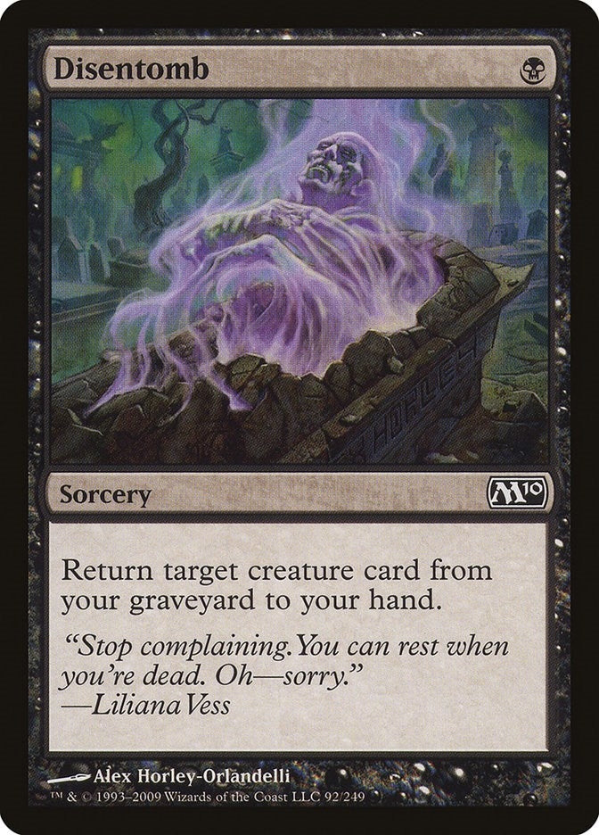 Image for Disentomb (92) [Magic 2010 (M10)] - Magic: The Gathering