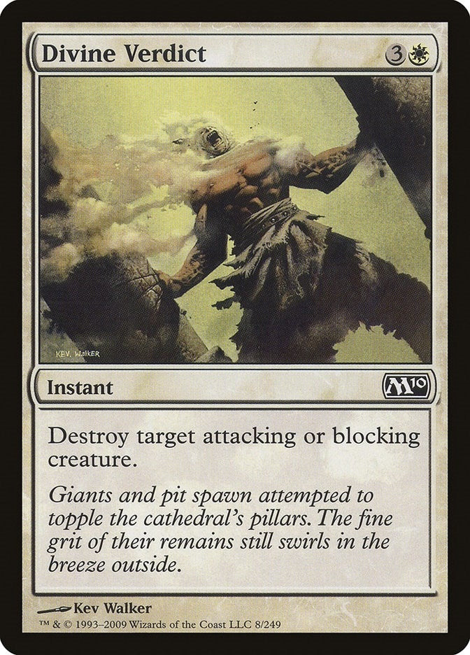 Image for Divine Verdict (8) [Magic 2010 (M10)] - Magic: The Gathering