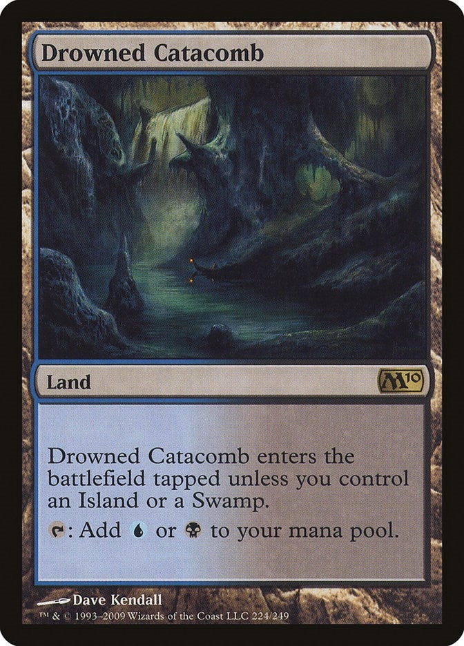 Image for Drowned Catacomb (224) [Magic 2010 (M10)] - Magic: The Gathering