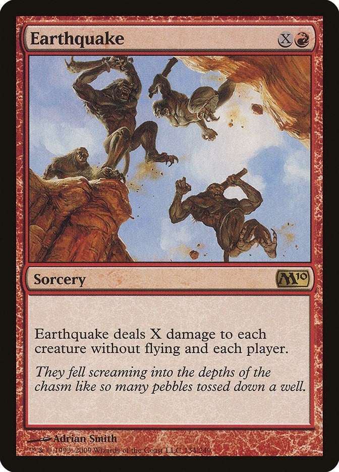 Image for Earthquake (134) [Magic 2010 (M10)] - Magic: The Gathering
