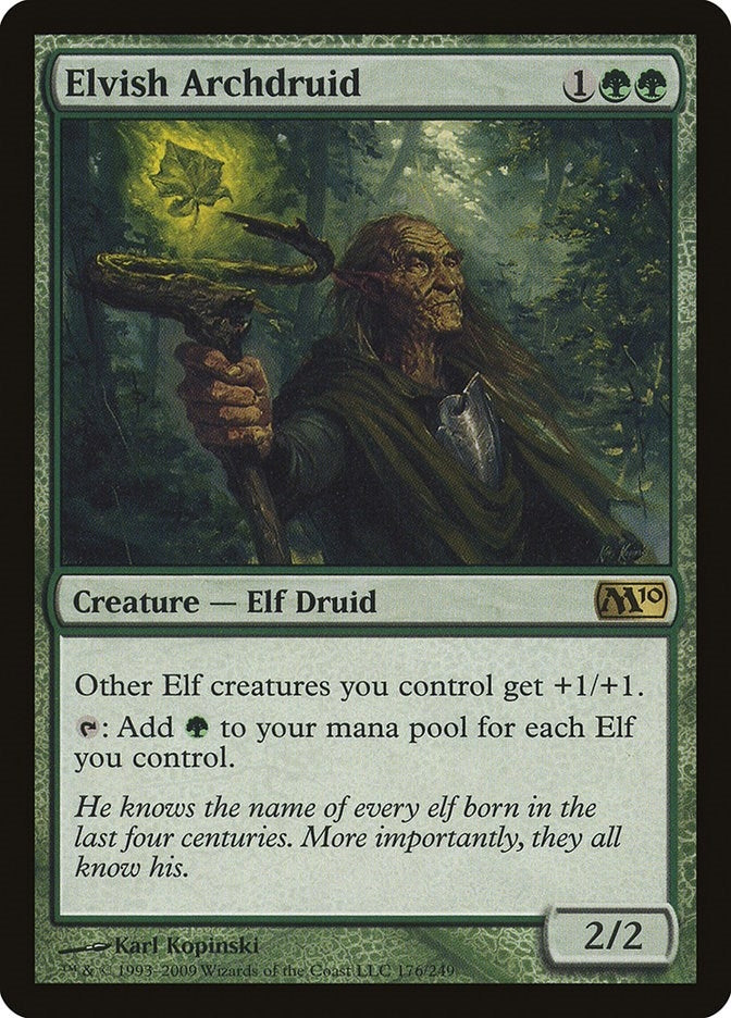 Image for Elvish Archdruid (176) [Magic 2010 (M10)] - Magic: The Gathering