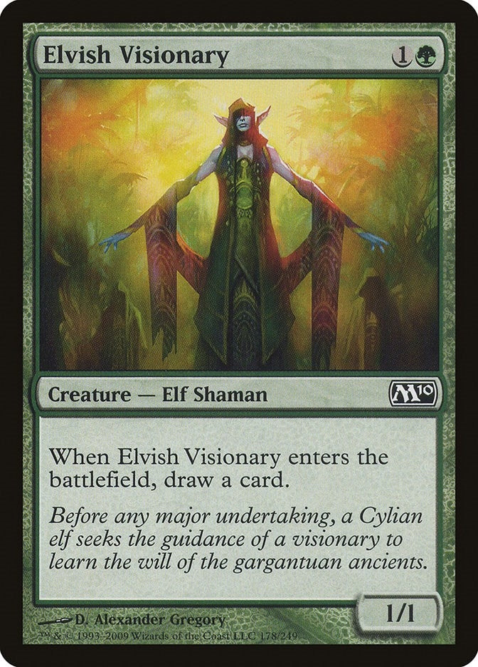 Image for Elvish Visionary (178) [Magic 2010 (M10)] - Magic: The Gathering